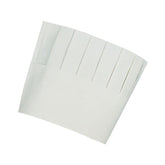 Dennys Disposable White Pleated Chefs Hat 7.5" (Pack of 50)